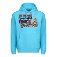 Ocean Blue its the most wonderful time of the year Premium Hoodie - MaliasSmallBusiness