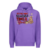Purple its the most wonderful time of the year Premium Hoodie - MaliasSmallBusiness