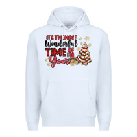 White its the most wonderful time of the year Premium Hoodie - MaliasSmallBusiness
