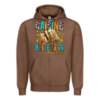 Chestnut Raising believers matthew 4 17 Zipper Hoodie - AdoDesignShop