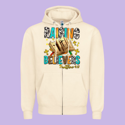 Raising Believers Matthew 4 17 Zipper Hoodie Designed By Adodesignshop
