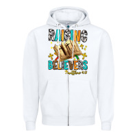 White Raising believers matthew 4 17 Zipper Hoodie - AdoDesignShop