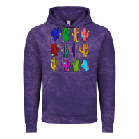 Cloud Purple christmas glitter cactus Vintage Hoodie - Zillion Design Studio