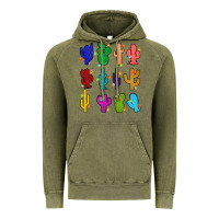 Vintage Olive christmas glitter cactus Vintage Hoodie - Zillion Design Studio