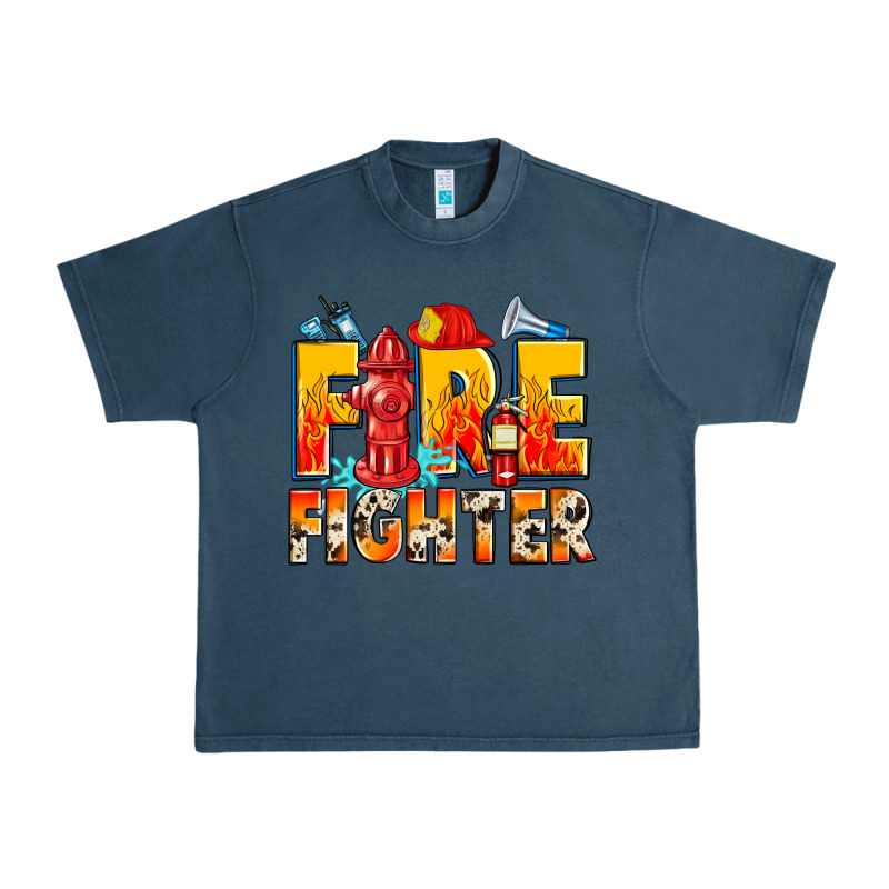 Firefighter Urban Heavy Tee by Zillion Design Studio | Teevron