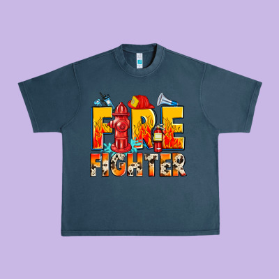 Firefighter Urban Heavy Tee Designed By Zillion Design Studio