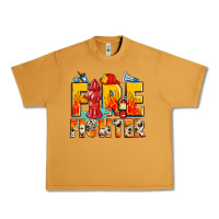 Peanut Butter firefighter Urban Heavy Tee - Zillion Design Studio