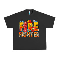 Pigment Black firefighter Urban Heavy Tee - Zillion Design Studio