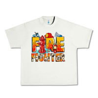 Pistachio firefighter Urban Heavy Tee - Zillion Design Studio