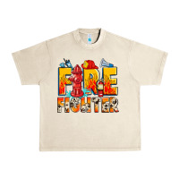 Sandshell firefighter Urban Heavy Tee - Zillion Design Studio