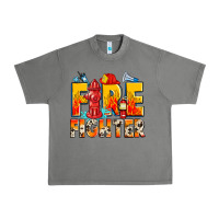 Tornado firefighter Urban Heavy Tee - Zillion Design Studio