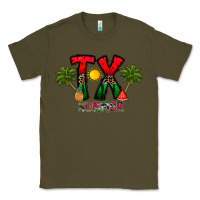 Army Green texas summer Classic Tee - CowhideDigitalArt