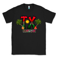 Black texas summer Classic Tee - CowhideDigitalArt