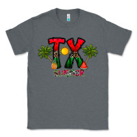 Charcoal Heather texas summer Classic Tee - CowhideDigitalArt
