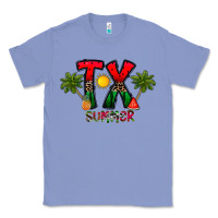 Colony Blue texas summer Classic Tee - CowhideDigitalArt