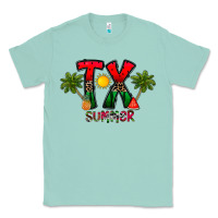 Seafoam texas summer Classic Tee - CowhideDigitalArt