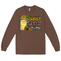 Chestnut sweet summer time pineapple Long Sleeve Tee - RacoonDesign