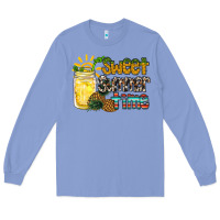 Colony Blue sweet summer time pineapple Long Sleeve Tee - RacoonDesign