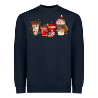 Navy baseball coffee cups Heavyweight Sweatshirt - texasbilliewilder