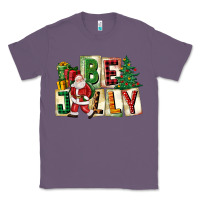 Lavender be jolly santa christmas Classic Tee - FaDigitalArtStudio