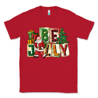 Red be jolly santa christmas Classic Tee - FaDigitalArtStudio