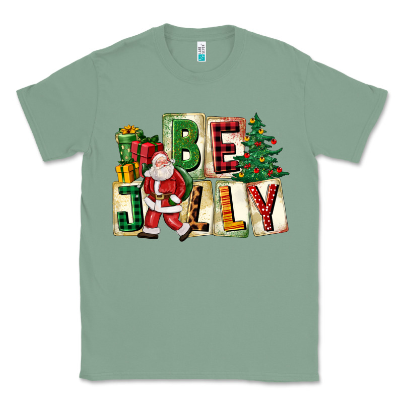 Be Jolly Santa Christmas Classic Tee by FaDigitalArtStudio | Teevron