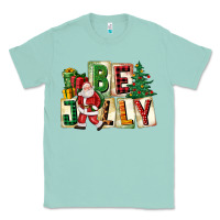 Seafoam be jolly santa christmas Classic Tee - FaDigitalArtStudio