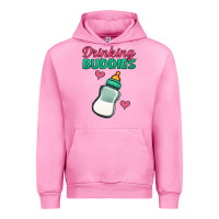 Fuchsia Pink drinking buddies baby bottle Urban Hoodie - Jasminsmagicworld