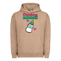 Pigment Burro drinking buddies baby bottle Urban Hoodie - Jasminsmagicworld
