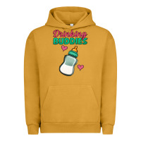 Pigment Peanut Butter drinking buddies baby bottle Urban Hoodie - Jasminsmagicworld