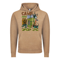 Vintage Coffee camp more worry less Vintage Hoodie - texasbilliewilder