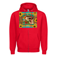 Red dead tired fueled by coffee Zipper Hoodie - Artiststas