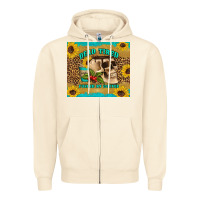 Sandshell dead tired fueled by coffee Zipper Hoodie - Artiststas