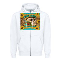 White dead tired fueled by coffee Zipper Hoodie - Artiststas