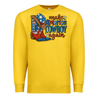 Lemon make america cowboy again Premium Sweatshirt - MaliasSmallBusiness