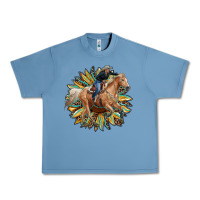 Pebble Blue sunflower rodeo Urban Heavy Tee - RanaPortraitStore