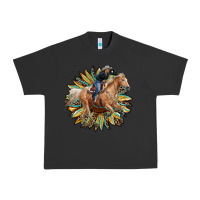 Pigment Black sunflower rodeo Urban Heavy Tee - RanaPortraitStore