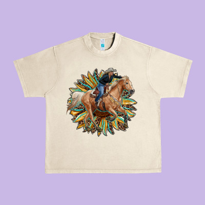 Sunflower Rodeo Urban Heavy Tee Designed By Ranaportraitstore