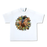 White sunflower rodeo Urban Heavy Tee - RanaPortraitStore