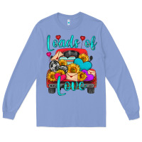 Colony Blue loads of love with truck Long Sleeve Tee - HRA Design Shop