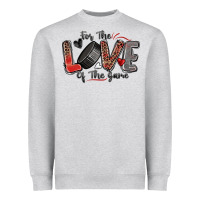 Heather Grey for the love of the game hockey Heavyweight Sweatshirt - Zillion Design Studio