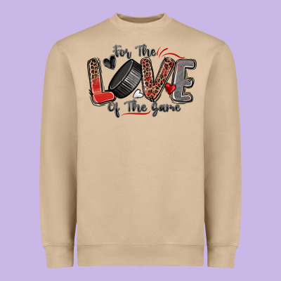 For The Love Of The Game Hockey Heavyweight Sweatshirt Designed By Zillion Design Studio