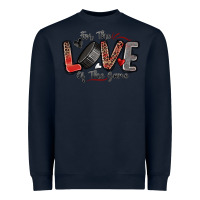 Navy for the love of the game hockey Heavyweight Sweatshirt - Zillion Design Studio