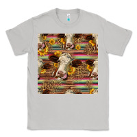Moon Dust western hereford cattle seamless pattern Classic Tee - HRA Design Shop