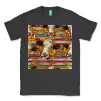 Smoke western hereford cattle seamless pattern Classic Tee - HRA Design Shop