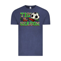 Vintage Denim tis' the season soccer Vintage Tee - Zillion Design Studio