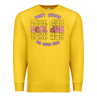Lemon dont stress test day do your best Premium Sweatshirt - MaliasSmallBusiness