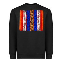 Black baseball brush strokes Heavyweight Sweatshirt - texasbilliewilder
