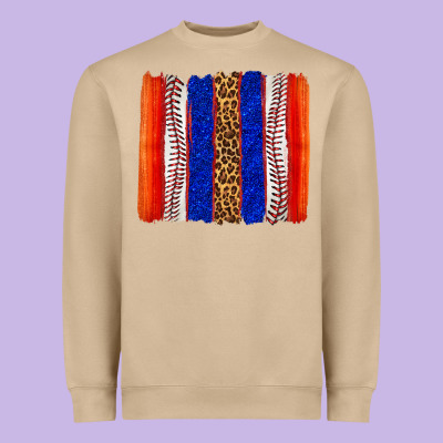 Heavyweight Sweatshirt baseball brush strokes