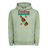 Pigment Oil Green drinking buddies beer bottle Urban Hoodie - Jasminsmagicworld